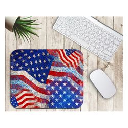 Patriotic Mouse Pad Png, American Flag Mouse Pad Sublimation Design, Mouse Pad Png, Western Mouse Pad PNG, American Flag
