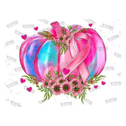 Breast Cancer Pumpkin Png, Cancer Awareness Png, Breast Cancer Png, Autumn Png,Cancer Ribbon Png,Digital Download