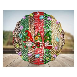 Christmas Gnomes Wind Spinner Sublimation Design,Christmas Wind Spinner,Gnome Wind Spinner,Christmas Gnome Png, Western