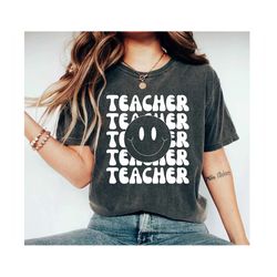 Retro Teacher Shirt for Teacher, Back to school shirt Teacher Tee, Back to School Teaching Shirt, Teacher Appreciation G