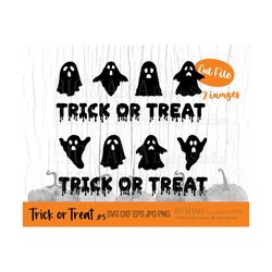 Trick or Treat Shirt SVG,Halloween Sign,Bag,PNG,Cut File,Vinyl,Ghost,Spooky,Halloween Party,Clipart,DXF,Cute,Cricut,Inst