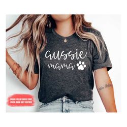 Aussie Dog Name Tee dog lover - Dog Lover Gift Aussie Mama Shirt dog Shirt Australian Shepherd Shirt Aussie Lover OK