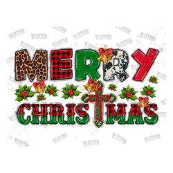 Merry Christmas Cross Png,Bell Png,Western Christmas Png,Cowhide Leopard Png,Western Merry Christmas,Faith Png, Glitter
