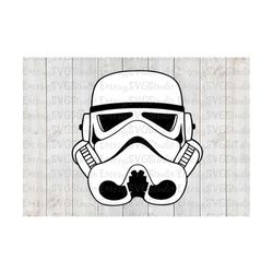 SVG PNG PDF Dxf File for Star Wars Empire Strikes Back Stormtroopers Helmet