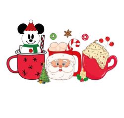 Santa Christmas Coffee Png, Christmas Coffee Png, Coffee Png, Christmas logo Png, Instandownload