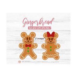 Christmas Gingerbread SVG,DXF,Kids,Mice,Mouse,Cookies,Layered,Santa,PNG,Cut file,Bundle,Clipart,Cricut,Silhouette,Instan