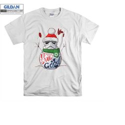 Stormtrooper Up to Snow Good Funny T-shirt Hoodie Kids Child Tote Bag Tshirt S-M-L-XL-XXL-3XL-4XL-5XL Gildan Oversized M