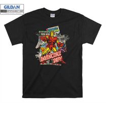 Marvel Iron Man Invincible Dad T-shirt Hoody Kids Child Tote Bag Tshirt S-M-L-XL-XXL-3XL-4XL-5XL Gildan Oversized Men Wo
