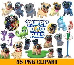58 Puppy Dog Pals Svg, Puppy Dog Clipart, Layered Svg, Puppy Dog Pals Birthday Svg, Dog Svg,Disney Svg, Digital Download