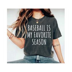 Baseball is my Favorite Season T-shirt Baseball T-shirt Vintage Diamond Women's Baseball Shirt Sports Beer football Wine