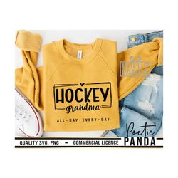 Hockey Grandma SVG PNG, Hockey Stick Svg, Game Day Svg, Nana Svg, Hockey Svg, Grandma Shirt, Hockey Png, Hockey Mom Svg,