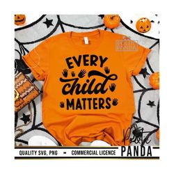 Every Child Matters SVG PNG, Every Child Matters Cricut, Orange Shirt Day Svg, Mental Health Svg, School Svg, Hand Print