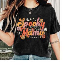 Halloween Shirt, Spooky Mama Shirt, Funny Halloween Tee, Scary Halloween Costumes, Pumpkin Halloween Shirts, Halloween G