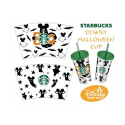 Halloween Full Wrap for Venti Cold Cup Logo Svg,coffee Svg,venti Svg,For Venti Cup 24 Oz Svg,coffeeLogo Svg,Png,Dxf