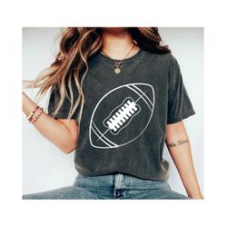 team sport football shirt ladies football shirt cute football shirt for women football shirt distressed tshirt football