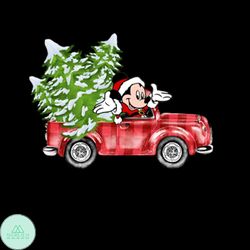Its The Most Wonderful Time Of The Year Most Wonderful Time Svg, Christmas Svg, Mickey Mouse Svg, Disney Svg, Red Truck