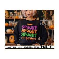 Spooky Season SVG PNG, Halloween Shirt Svg, Spooky Vibes Svg, Halloween Svg, Trick Or Treat Svg, Spooky Season Svg, Spoo