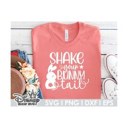 Shake Your Bunny Tail SVG, Easter Svg, Spring Svg, Easter Design for Shirts, Easter Quotes, Easter Cut Files, Cricut, Si