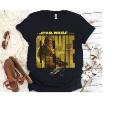Star Wars Han Solo Story Chewie Logo Silhouette Fill Shirt, Galaxy's Edge Trip Unisex T-shirt Family Birthday Gift Adult
