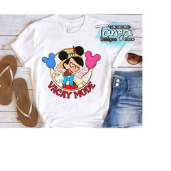 Disney Pinocchio Mickey Balloon Custom Shirt, Disney Vacay Mode Tee, WDW Magic Kingdom Disneyland Family Vacation Holida