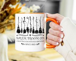 Salem Broom Company Coffee Mug, Halloween Gift, Halloween Mug for Women, Witchy Gift, Witches Mug, Funny Halloween Gift,