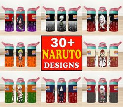 30 Naruto PNG Design, Skinny Tumbler PNG, Full Tumbler Wrap, Naruto Tumbler png, Cartoon png, Digital Download