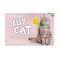 Jelly Font, Font, cricut font, kids font, hand lettered font, playful font, cute font, school font, doodle font, brush f