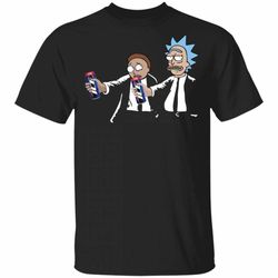 Bud Ice T-shirt Rick And Morty Mixed Pulp Fiction Beer Tee MT12