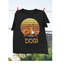 Retro Dog Distraction Squirrel Chasing Reversal T-Shirt, Dog Distraction Shirt, Dog Shirt, Squirrel Shirt