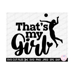 beach volleyball svg that's my girl