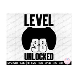 level 38 unlocked svg