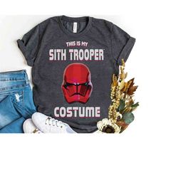 This Is My Sith Trooper Costume Halloween Shirt, Funny Star Wars Halloween Tee, Galaxy's Edge Spooky Season Family Vacat