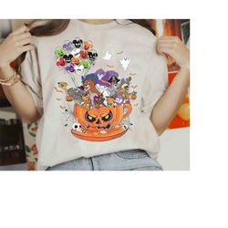 The Aristocats Group Tea Cup Balloon Halloween Costume Shirt, Mickey's Not So Scary Party Tee, Disneyland Family Vacatio