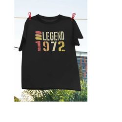 Legend 1972 Vintage T-Shirt, 1972 Aged To Perfection, Birthday Gift Shirt, 1972 Shirt, 50 Years Old, Gift For Dad Mom, B