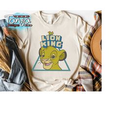 Disney Lion King Retro Cute Simba Face Hakuna Matata Shirt, Magic Kingdom Trip Unisex T-shirt Family Birthday Gift Adult