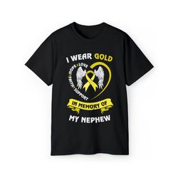 gold for childhood cancer awareness shirt
