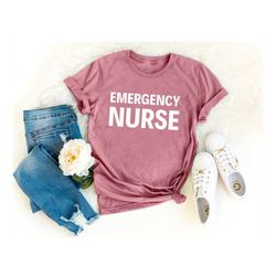 Emergency Nurse Shirt ER Nurse Gift for Nurses Nursing Shirt Nursing Registered Nurse Appreciation RN Shirt Tshirts