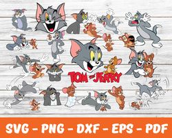 Tom And Jerry Svg,Cartoon Svg, Bundle Cartoon Svg 05