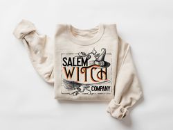 salem witch company sweatshirt, halloween salem witches shirt, salem university shirt, halloween gifts for witches, sale
