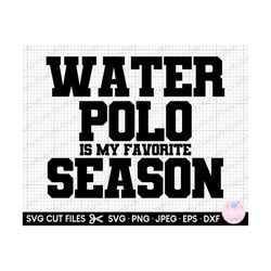 water polo design svg png cricut water polo is my favorite season