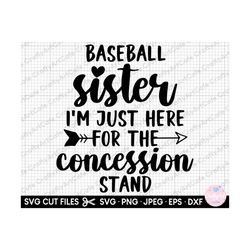 baseball sister sister of a baseball player svg png