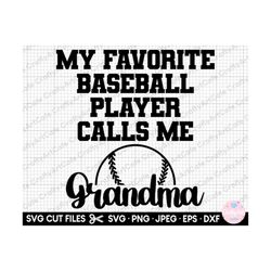 baseball grandma grandmother svg png