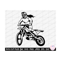 motocross girl svg motocross girl female motocross biker svg clipart vector