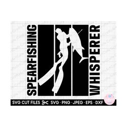 spearfishing svg png spearfishing whisperer
