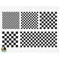 Checkered Pattern SVG, Checkered Vector svg, Checker Board svg, Checkerboard svg, Checkered Background svg, Cut Files, C