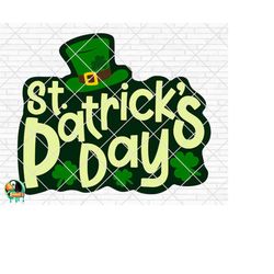 Happy St Patrick's Day Svg, St Patrick's Day svg, Irish svg, Shamrock svg, Clover svg, Lucky Charm svg, Cut File, Cricut