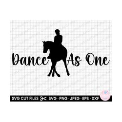 dressage svg png dance as one