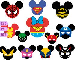 Mickey Avengers Ear Svg, Thor SVG, Mouse Ear SVG, Dr Strange Svg