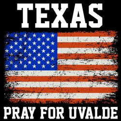 Texas Pray For Uvalde American Flag Svg