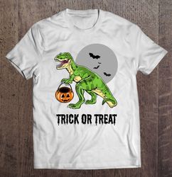 Halloween Dinosaur T Rex Pumpkin Halloween Kids Boys Men Essential
